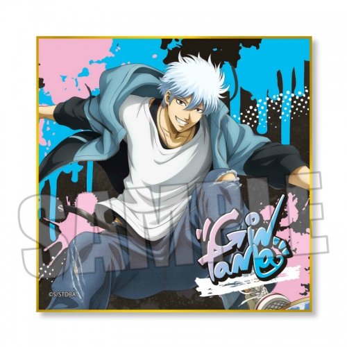 グッズ 色紙 銀魂 ミニ色紙 坂田 銀時 スケーターver アニメイト先行販売 アニメイト