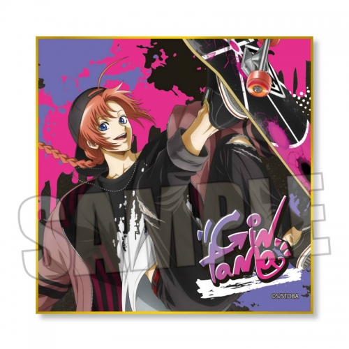 グッズ 色紙 銀魂 ミニ色紙 神威 スケーターver アニメイト先行販売 アニメイト