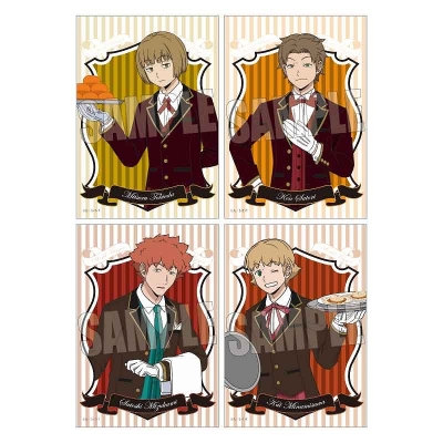 【グッズ-ブロマイド】ワールドトリガー ブロマイドセット 時枝充&佐鳥賢&水上敏志&南沢海 執事服ver.【アニメイト先行販売】