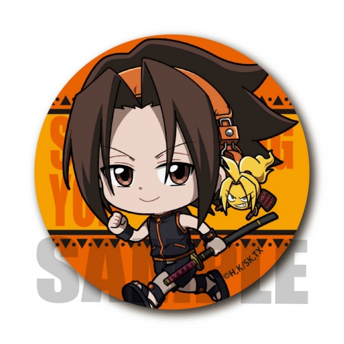 グッズ バッチ Shaman King てくトコ缶バッジ 麻倉 葉 戦闘服 アニメイト