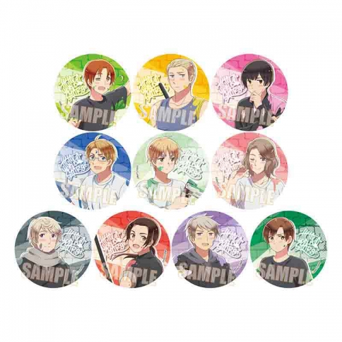 グッズ-バッチ】ヘタリア World☆Stars トレーディング缶バッジ つなぎ 