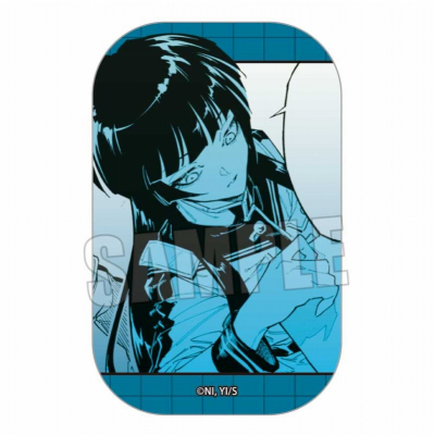 【グッズ-バッチ】暗号学園のいろは スクエア缶バッジ 東洲斎 享楽 A【アニメイト先行販売】