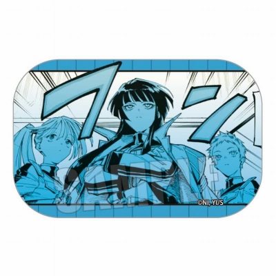 【グッズ-バッチ】暗号学園のいろは スクエア缶バッジ 東洲斎 享楽 B【アニメイト先行販売】