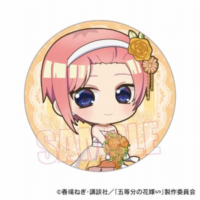 【グッズ-バッチ】五等分の花嫁∽ 缶バッジ 中野 一花 オレンジデーver.