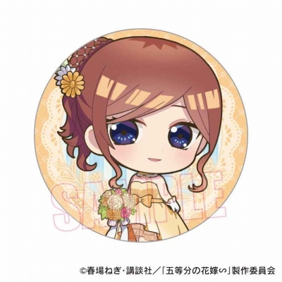 【グッズ-バッチ】五等分の花嫁∽ 缶バッジ 中野 三玖 オレンジデーver.
