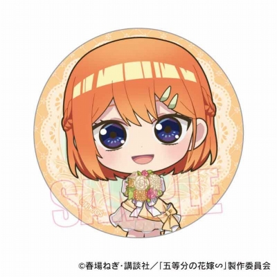 【グッズ-バッチ】五等分の花嫁∽ 缶バッジ 中野 四葉 オレンジデーver.