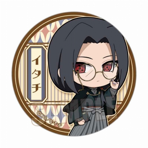 グッズ-バッチ】NARUTO-ナルト- 疾風伝 缶バッジ うちはイタチ 書生風  