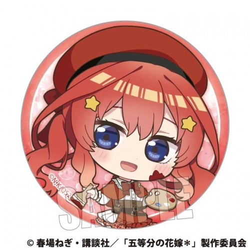 グッズ-バッチ】五等分の花嫁＊ 缶バッジ 中野 五月 画家ver 