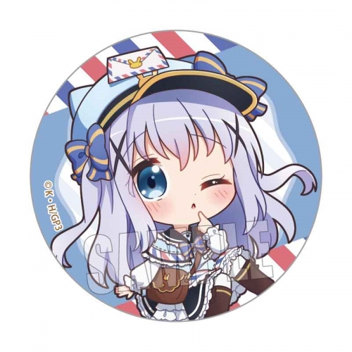 グッズ-バッチ】ご注文はうさぎですか？ BLOOM 缶バッジ チノ 郵便屋 