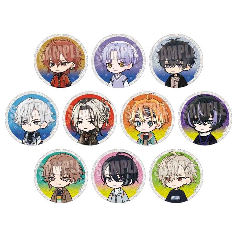 【グッズ-バッチ】18TRIP トレーディンググリッター缶バッジ Part1