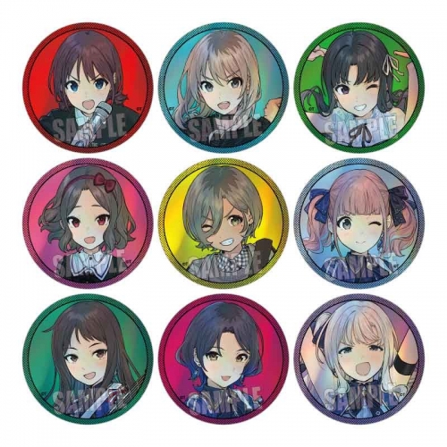 グッズ-バッチ】ガールズバンドクライ トレーディングホログラム缶  