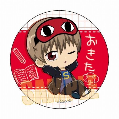 グッズ-バッチ】3年Z組銀八先生 ぷかっしゅ缶バッジ 沖田 総悟 