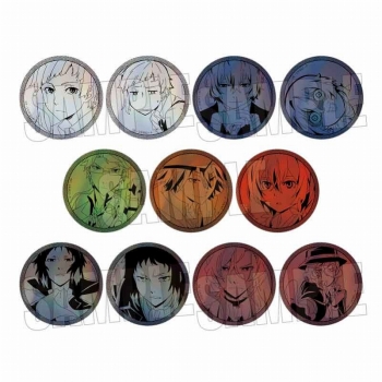 グッズ-バッチ】文豪ストレイドッグス トレーディングホログラム缶 