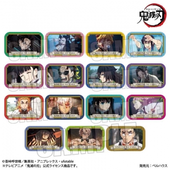 グッズ-バッチ】アニメ「鬼滅の刃」 トレーディングスクエア缶バッジ 