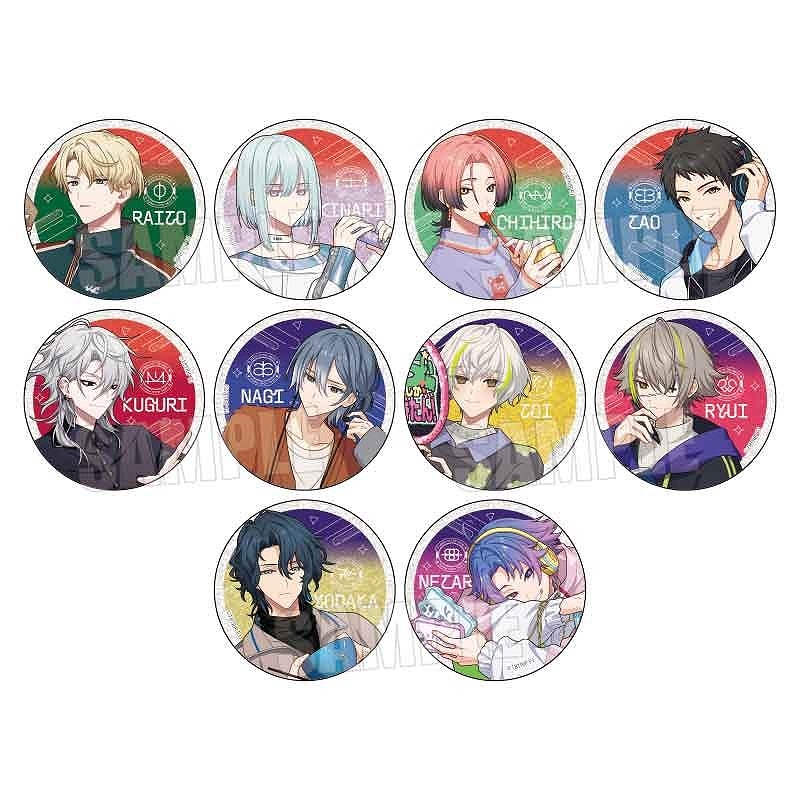 【グッズ-バッチ】18TRIP トレーディンググリッター缶バッジ Part4 夕班・夜班