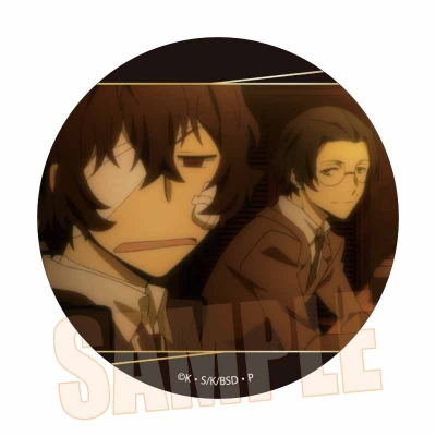 【グッズ-バッチ】文豪ストレイドッグス メモリーズ缶バッジ (黒の時代) 太宰 治&坂口 安吾