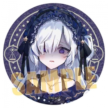 グッズ-バッチ】魔法少女ノ魔女裁判 グリッター缶バッジ 夏目アンアン 