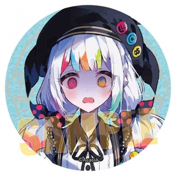 グッズ-バッチ】魔法少女ノ魔女裁判 グリッター缶バッジ 城ケ崎ノアB 