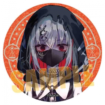 グッズ-バッチ】魔法少女ノ魔女裁判 グリッター缶バッジ 紫藤アリサ 