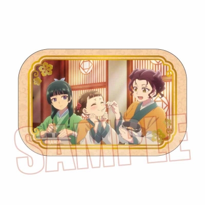 【グッズ-バッチ】薬屋のひとりごと メモリーズスクエア缶バッジ 猫猫&小蘭&子翠