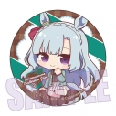【グッズ-バッチ】アニメ『ウマ娘 シンデレラグレイ』 缶バッジ メジロアルダン(チョコレート)の画像