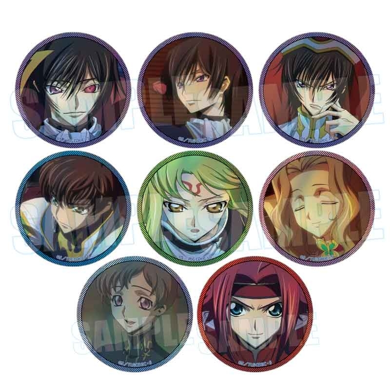 【グッズ-バッチ】コードギアス 反逆のルルーシュ トレーディングホログラム缶バッジ【アニメイト先行販売】