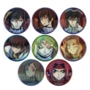 【グッズ-バッチ】コードギアス 反逆のルルーシュ トレーディングホログラム缶バッジ【アニメイト先行販売】の画像