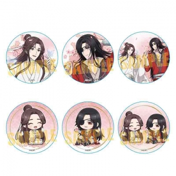 グッズ-バッチ】アニメ『天官賜福 貮』 トレーディング缶バッジ 桃の花 