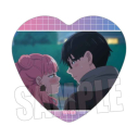 【グッズ-バッチ】TVアニメ『正反対な君と僕』 メモリーズハート缶バッジ 鈴木&谷Aの画像
