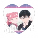 【グッズ-バッチ】TVアニメ『正反対な君と僕』 メモリーズハート缶バッジ 鈴木&谷Bの画像