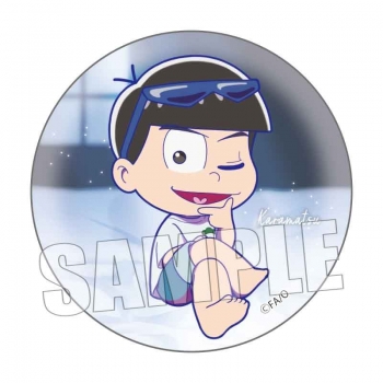 グッズ-バッチ】おそ松さん 缶バッジ カラ松(裸足)【アニメイト先行 
