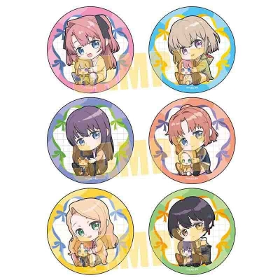 【グッズ-バッチ】TVアニメ『上伊那ぼたん、酔へる姿は百合の花』 トレーディング缶バッジ ぎゅぎゅっと