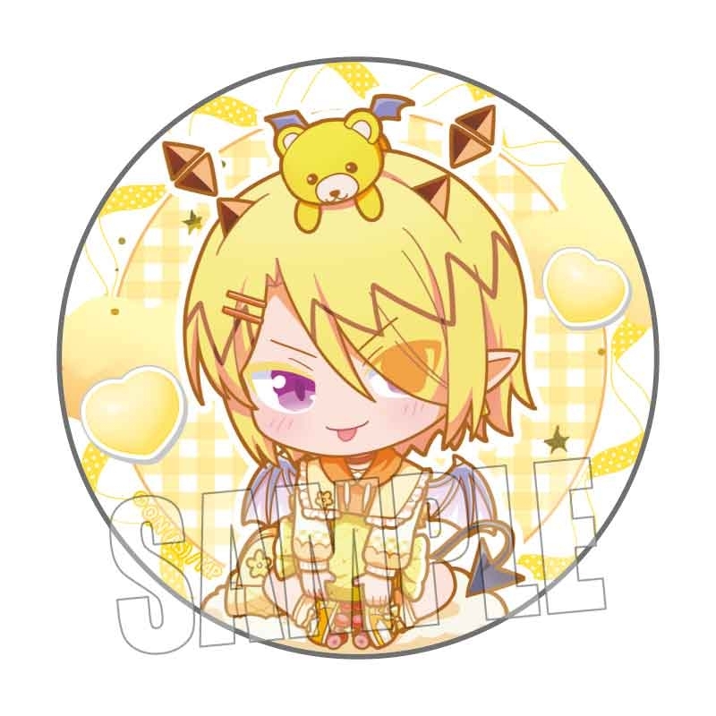 魔入りました!入間くん ゆめかわ 缶バッジ シャックス・リード(ゆめかわ)
