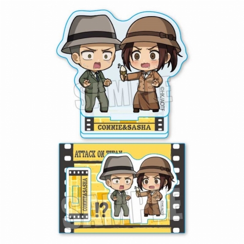 グッズ スタンドポップ 進撃の巨人 ぷちめもっ ミニスタンド コニー サシャ アニメイト