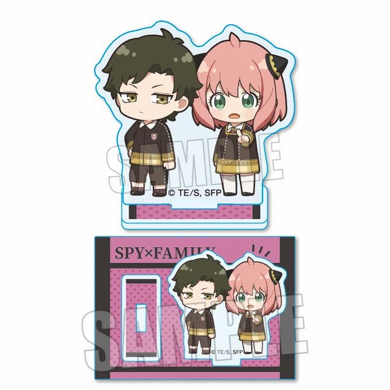 【グッズ-スタンドポップ】SPY×FAMILY ぷちめもっ!ミニスタンド/アーニャ・フォージャー&ダミアン・デズモンドA