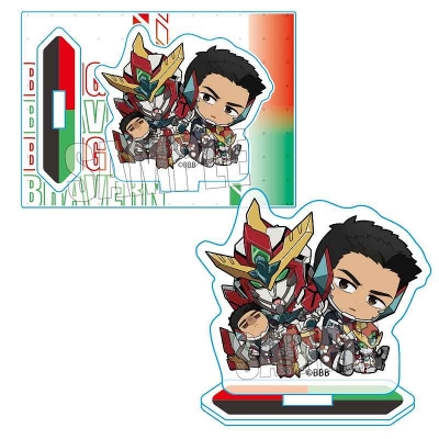 【グッズ-スタンドポップ】勇気爆発バーンブレイバーン ぎゅぎゅっとミニスタンド ブレイバーン&イサミ・アオ