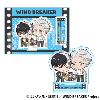 【グッズ-スタンドポップ】WIND BREAKER ぷちめもっ!ミニスタンド 桜 遥&梅宮 一