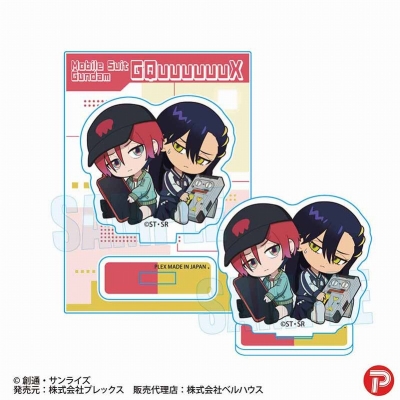 【グッズ-スタンドポップ】機動戦士Gundam GQuuuuuuX ぎゅぎゅっとミニスタンド マチュ&ニャアン