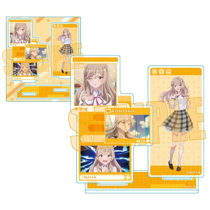 [Goodies - Stand Pop] There's no way I can become a lover, Murimuri! (※wasn't that impossible!?) Memories acrylic stand Sena hydrangea