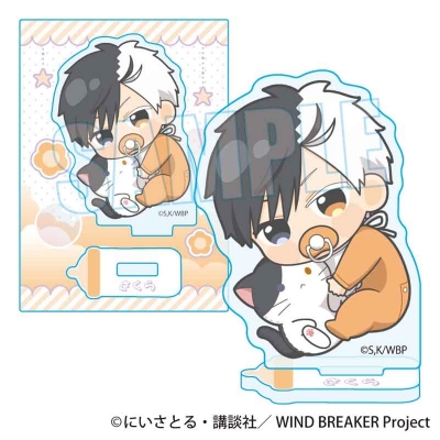 【グッズ-スタンドポップ】WIND BREAKER ぎゅぎゅっとミニスタンド 桜 遥 ばぶちゃんver.