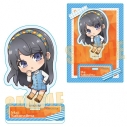 【グッズ-スタンドポップ】青春ブタ野郎はサンタクロースの夢を見ない ミニスタンド 桜島 麻衣 トレンドファッションver.('80s)【アニメイト先行販売】の画像