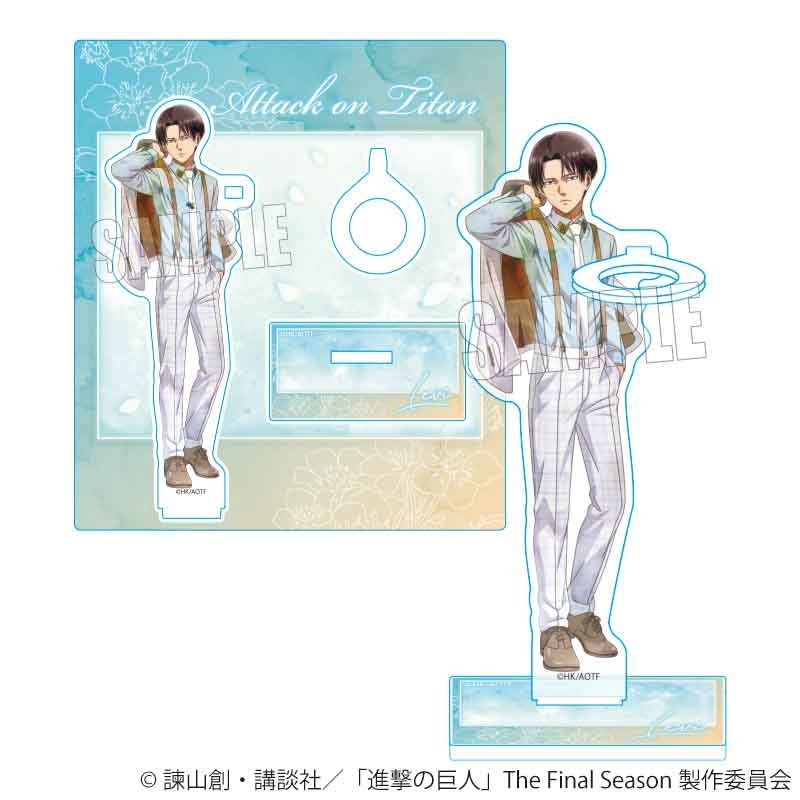 【グッズ-ペン立て】TVアニメ『進撃の巨人』The Final Season アクリルペンスタンド リヴァイ(Nemophila)
