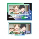 【グッズ-スタンドポップ】TVアニメ『多聞くん今どっち!?』 メモリーズミニスタンド 桜利&敬人の画像