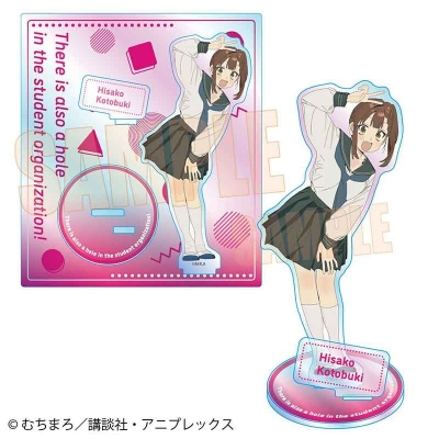 【グッズ-スタンドポップ】『生徒会にも穴はある!』 オーロラアクリルスタンド 古都吹 寿子