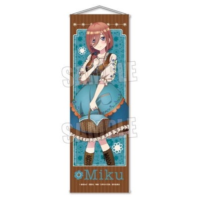 【グッズ-タペストリー】映画 五等分の花嫁 スリムタペストリー 中野 三玖 カントリーver.
