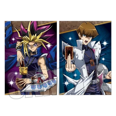 【グッズ-ポスター】「遊☆戯☆王」シリーズ らくピタポスター 闇遊戯&海馬 瀬人