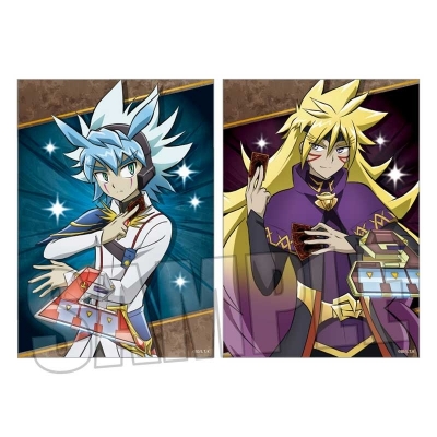 【グッズ-ポスター】「遊☆戯☆王」シリーズ らくピタポスター ユウディアス&ズウィージョウ
