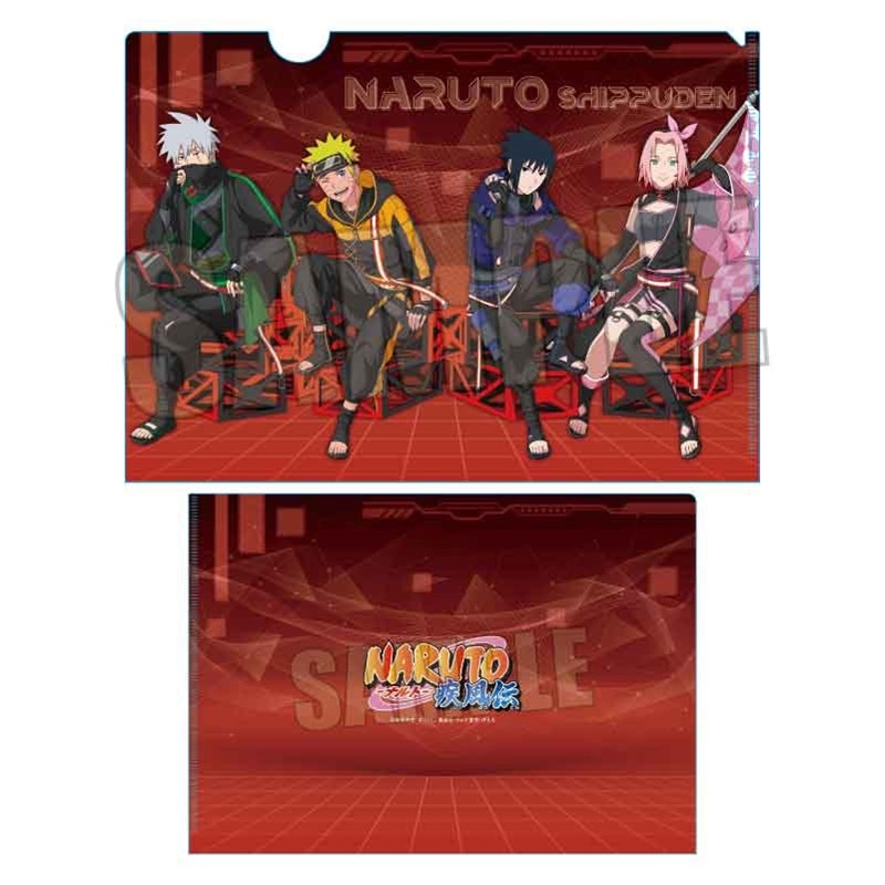 【グッズ-クリアファイル】NARUTO-ナルト- 疾風伝 クリアファイル A(Cyber Style)