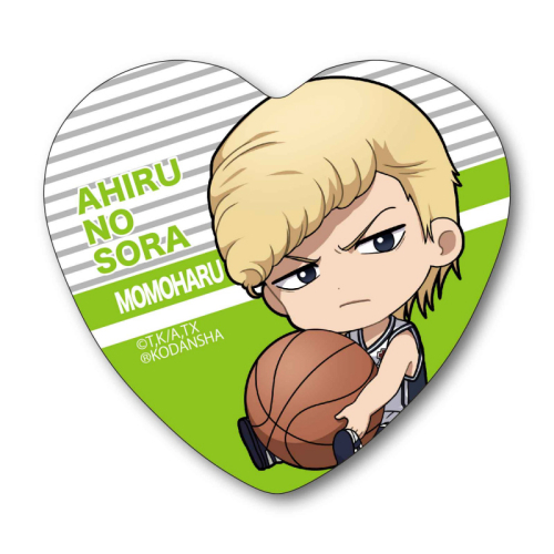 グッズ バッチ あひるの空 ぎゅぎゅっとハート缶バッジ 花園 百春 アニメイト