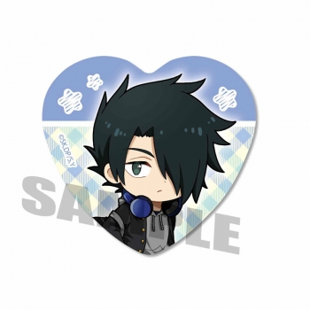グッズ-バッジ】約束のネバーランド ハート缶バッジ 学生服ver./レイ 